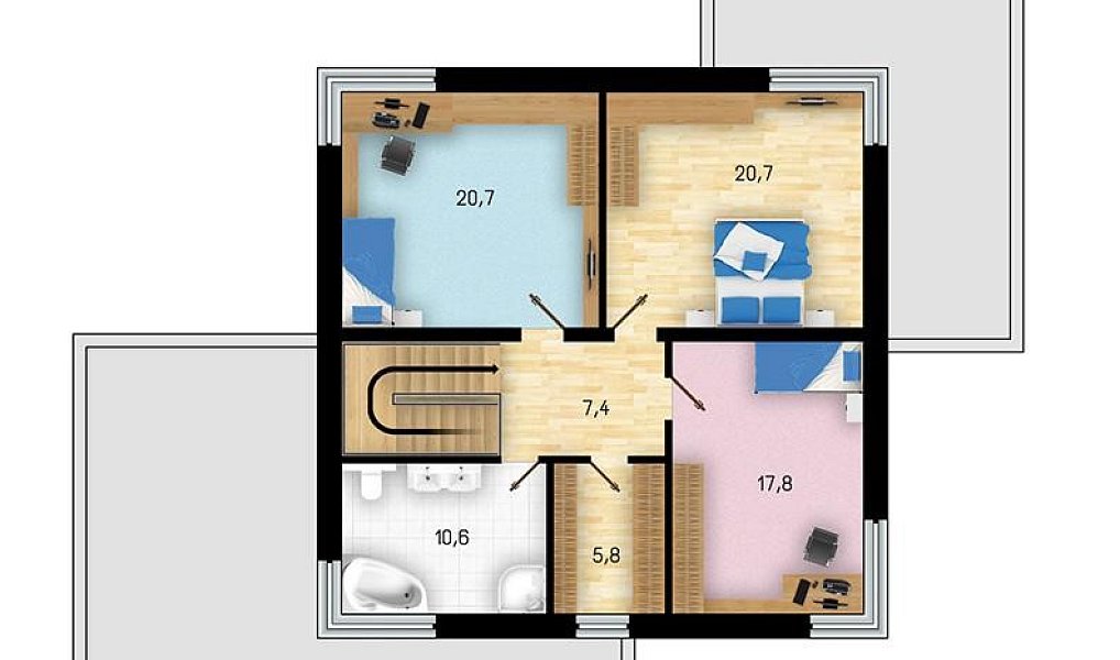 Prodej stavebního pozemku 2 288 m², Úvaly – náhled fotky 10