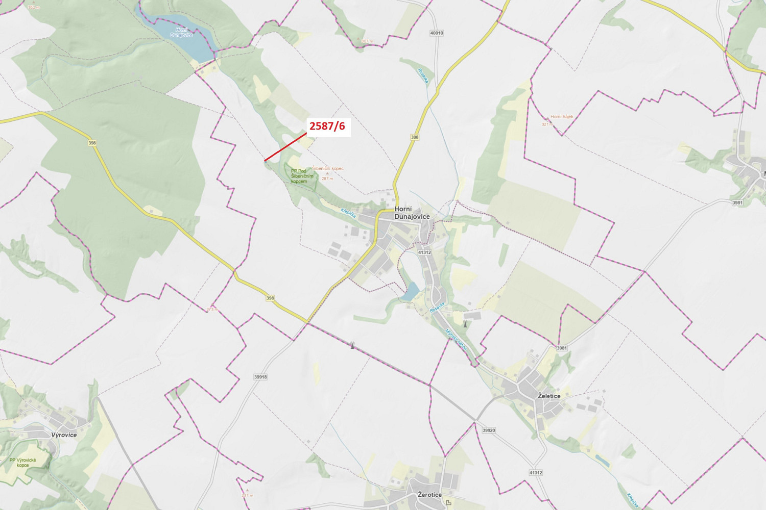 Dražba lesa 237 m²