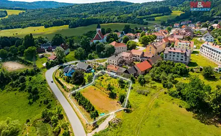 Prodej stavebního pozemku 2 270 m², Ktiš, okres Prachatice