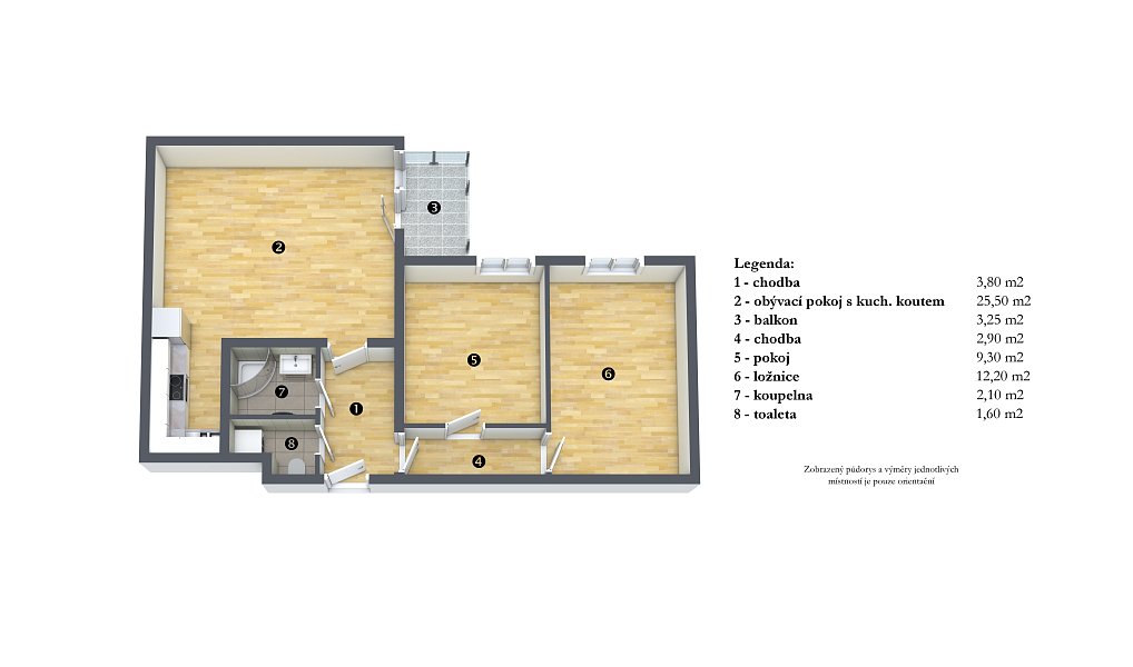 Prodej bytu 3+kk 57 m², Hradec Králové – náhled fotky 15