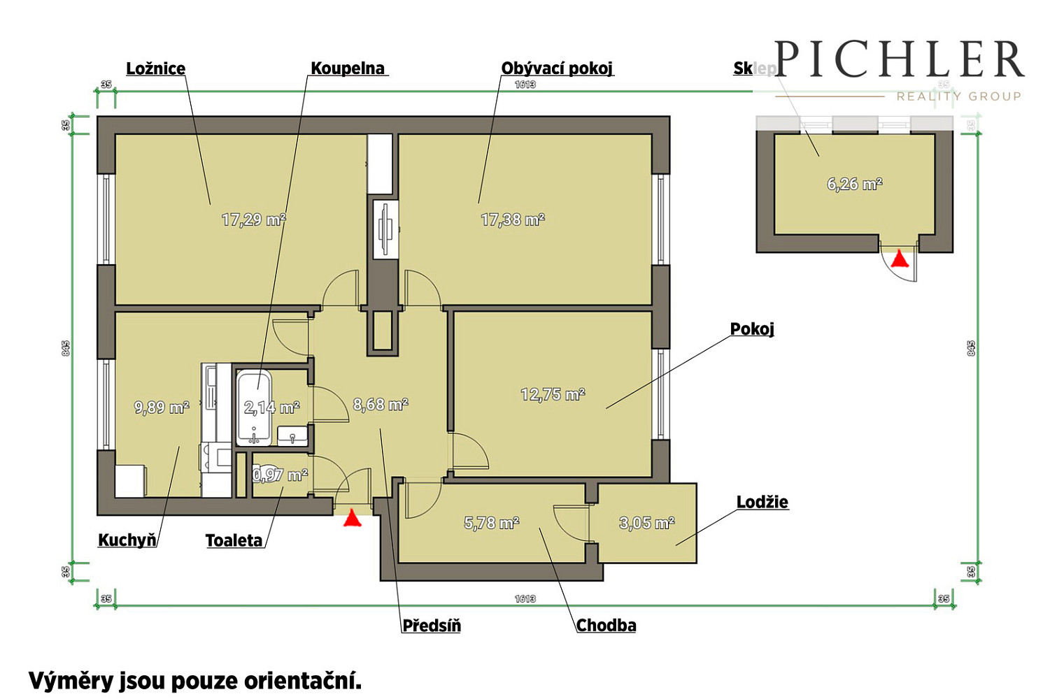 Prodej bytu 3+1 80 m² – fotografie 2