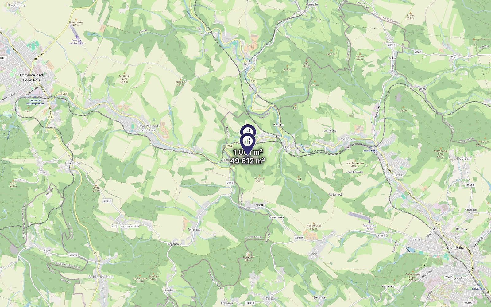 Prodej pole 2 531 m² – fotografie 3