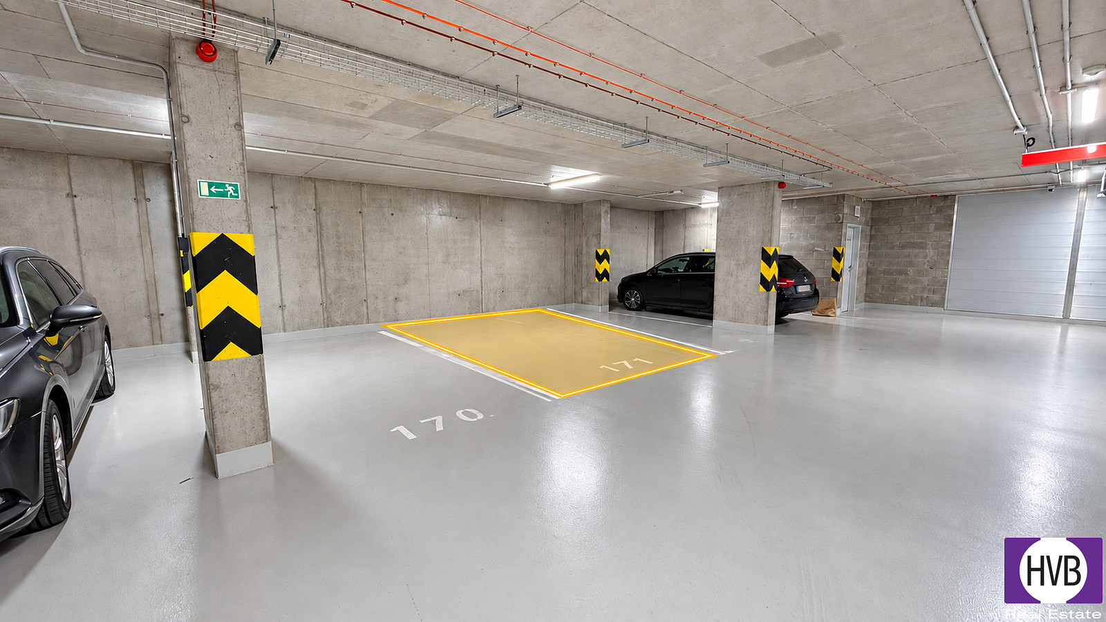 Prodej garážového stání 12 m2, OV, ulice Vyletalova, Praha 9 - Letňany – fotografie 2