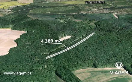Prodej lesa 1 097 m², Mistřice, okres Uherské Hradiště