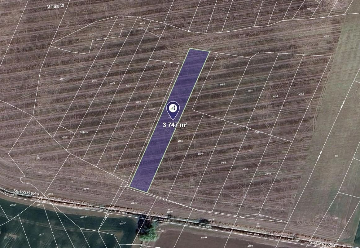 Prodej pole 1 874 m²