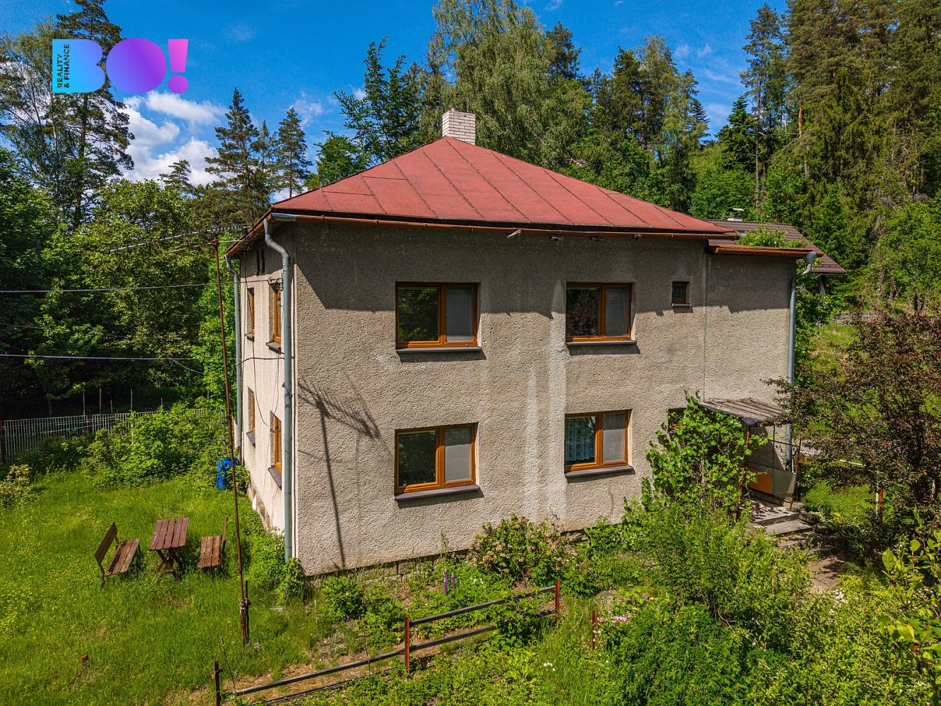 Prodej domu 190 m² s pozemkem 3 865 m²