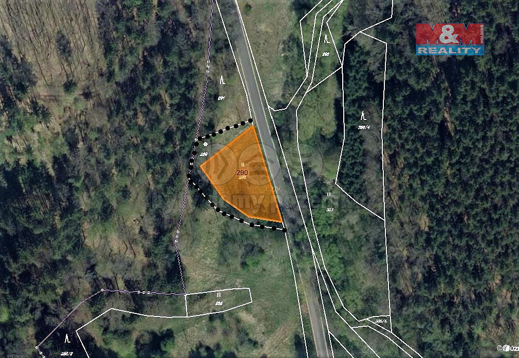 Prodej louky 1 668 m²