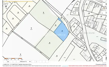 Prodej stavebního pozemku 4 930 m², Grunta, okres Kolín