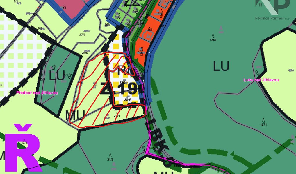 Prodej stavebního pozemku 3 388 m², Luka nad Jihlavou – náhled fotky 4