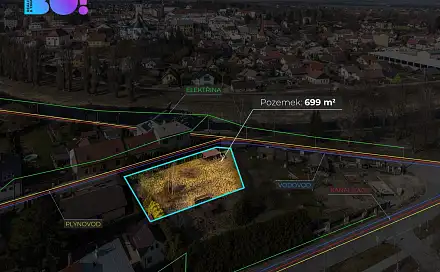 Prodej stavebního pozemku 699 m², Příbor, okres Nový Jičín