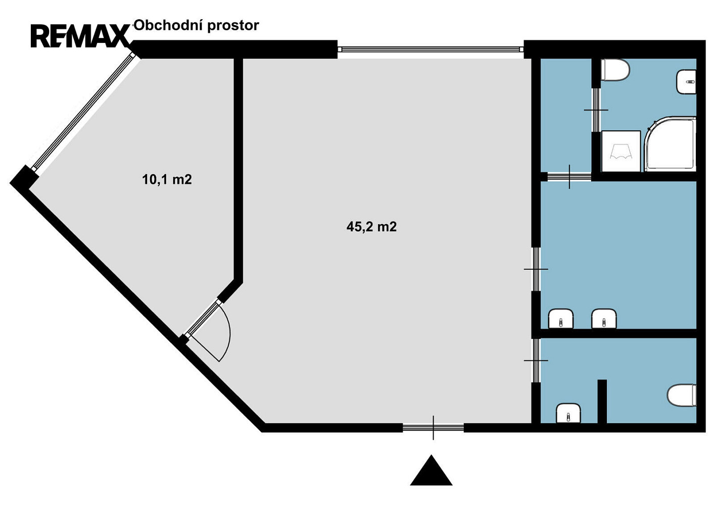 Pronájem obchodních prostor 55 m² – fotografie 2