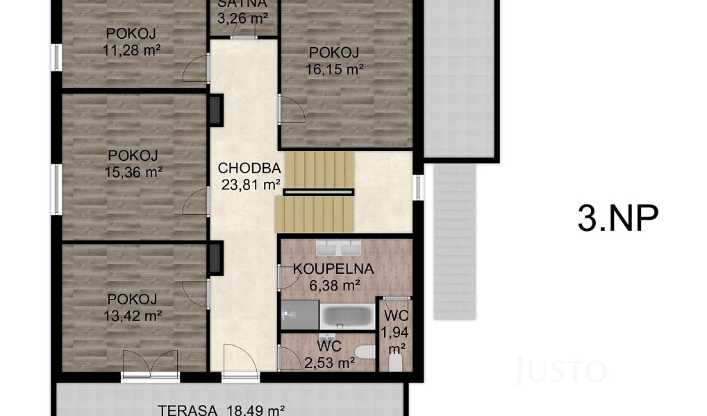 Prodej domu 276 m² s pozemkem 1 398 m², Písek – náhled fotky 8