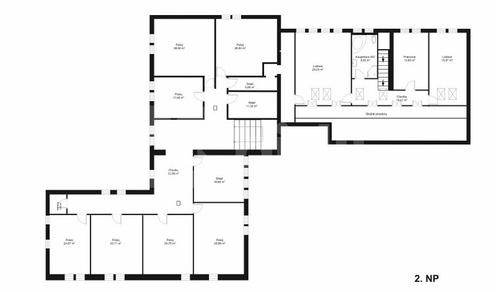 Prodej ubytovacího objektu 1 350 m², Želetava – náhled fotky 31
