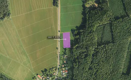 Prodej stavebního pozemku 3 393 m², Zaječice, okres Chrudim