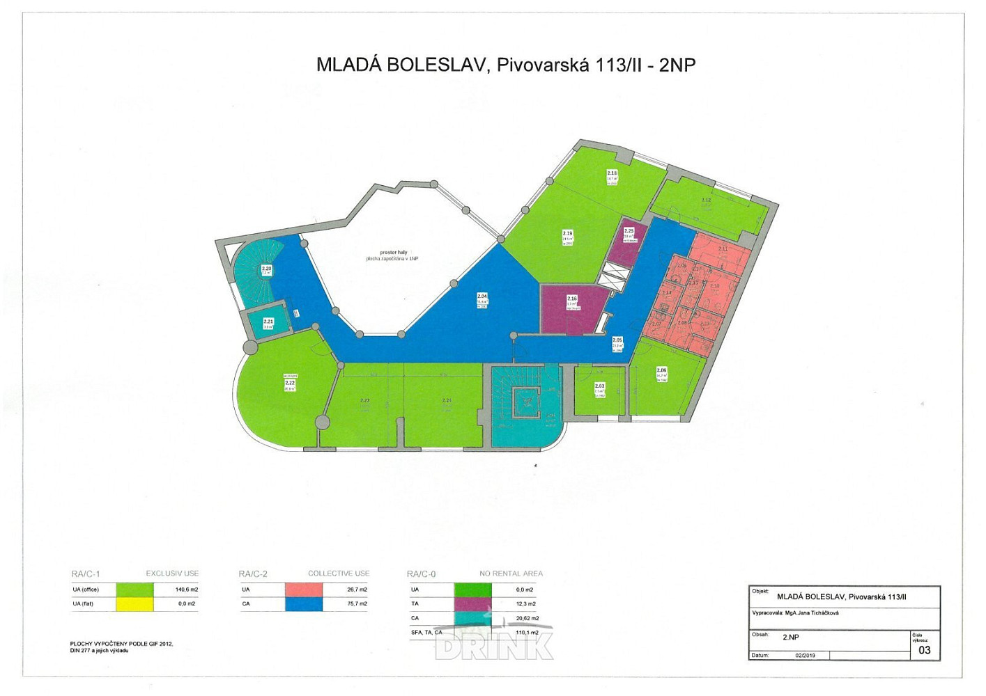 Pronájem kanceláře 243 m² – fotografie 2