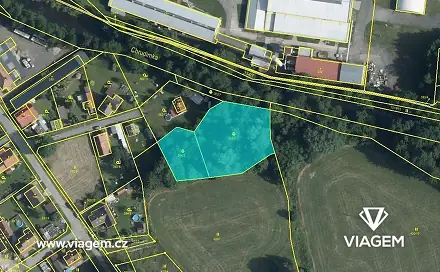 Prodej zahrady 1 091 m², Bojanov, okres Chrudim