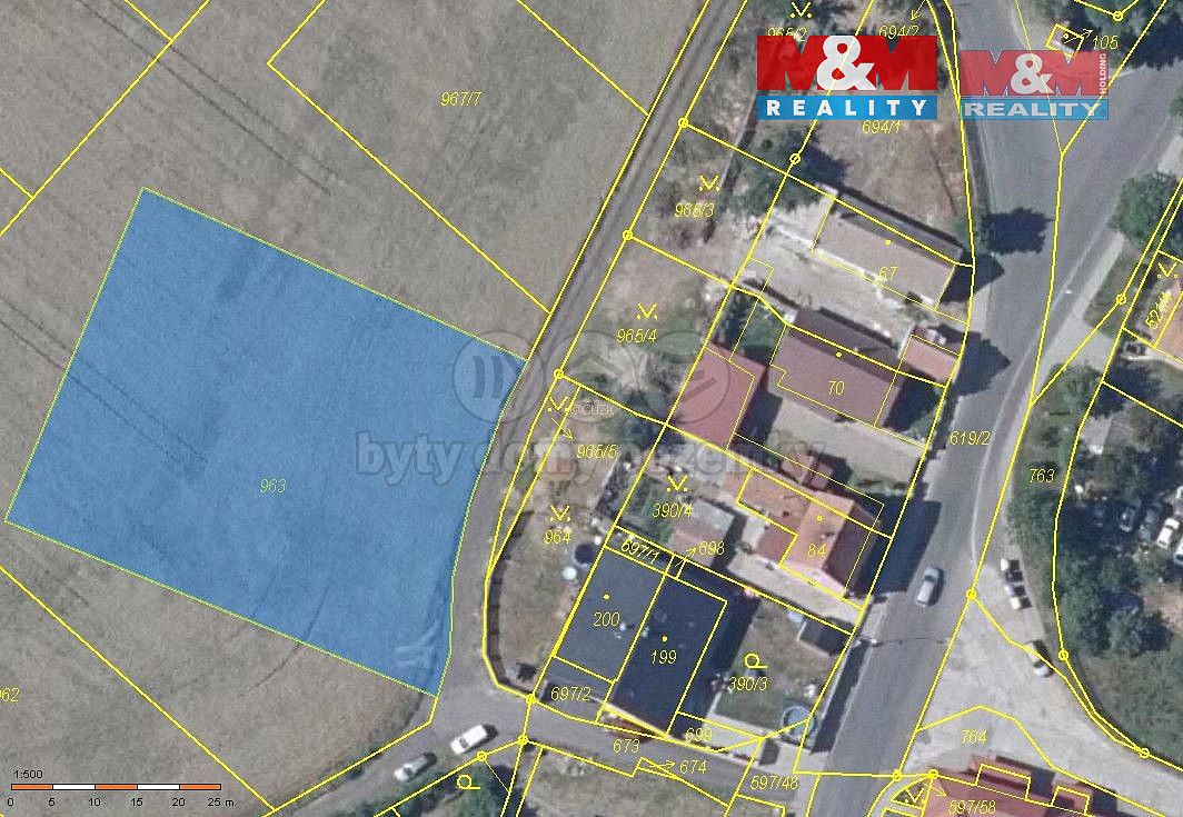 Prodej stavebního pozemku 1 100 m²