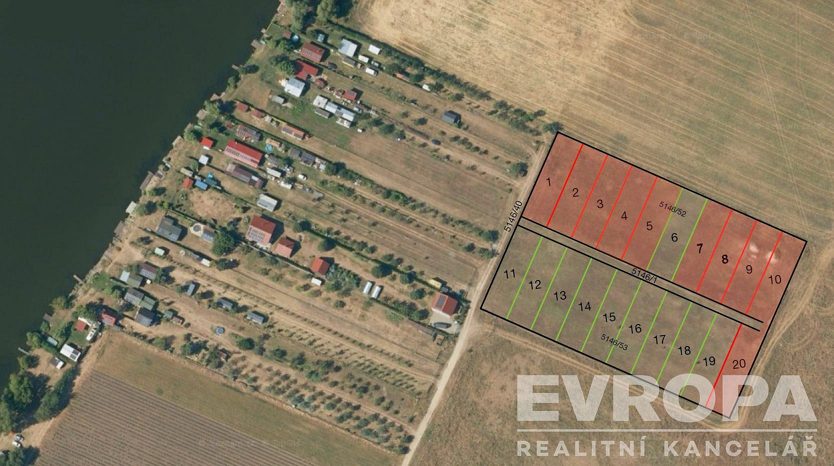 Prodej zahrady 685 m²