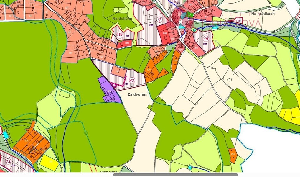 Prodej stavebního pozemku 2 203 m², Kunice – náhled fotky 10