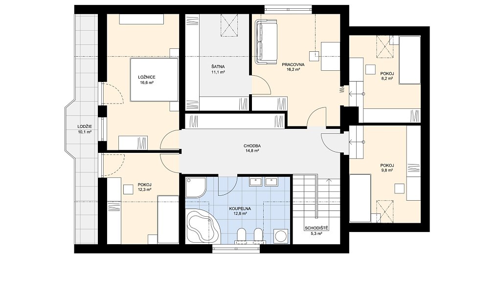 Prodej domu 187 m² s pozemkem 859 m², Skorkov – náhled fotky 29