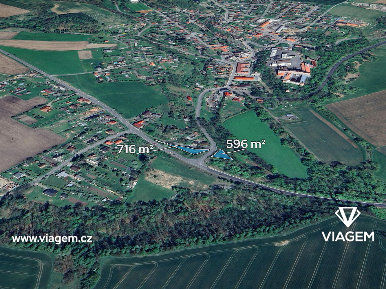 Prodej pole 874 m²