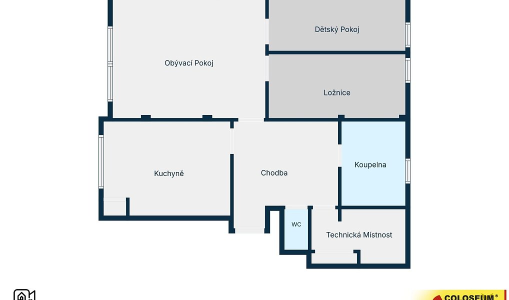 Prodej bytu 3+1 67 m², Rájec-Jestřebí – náhled fotky 2