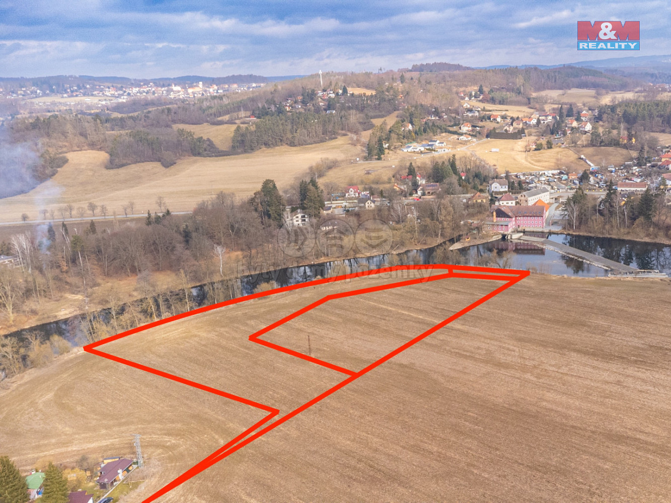 Prodej pole 14 575 m² – pohled 2