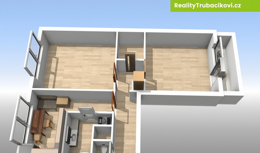 Pronájem bytu 2+1 58 m², Vsetín – náhled fotky 19