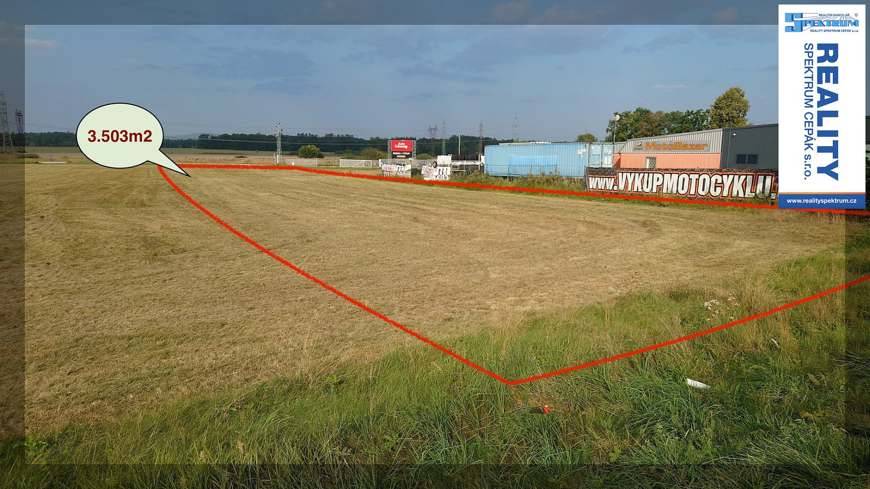 Prodej komerčního pozemku 3 503 m² — photo 2