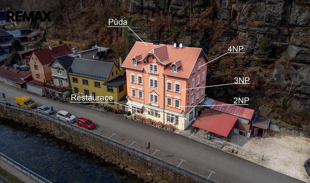 Prodej ubytovacího objektu 435 m², Hřensko – náhled fotky 2