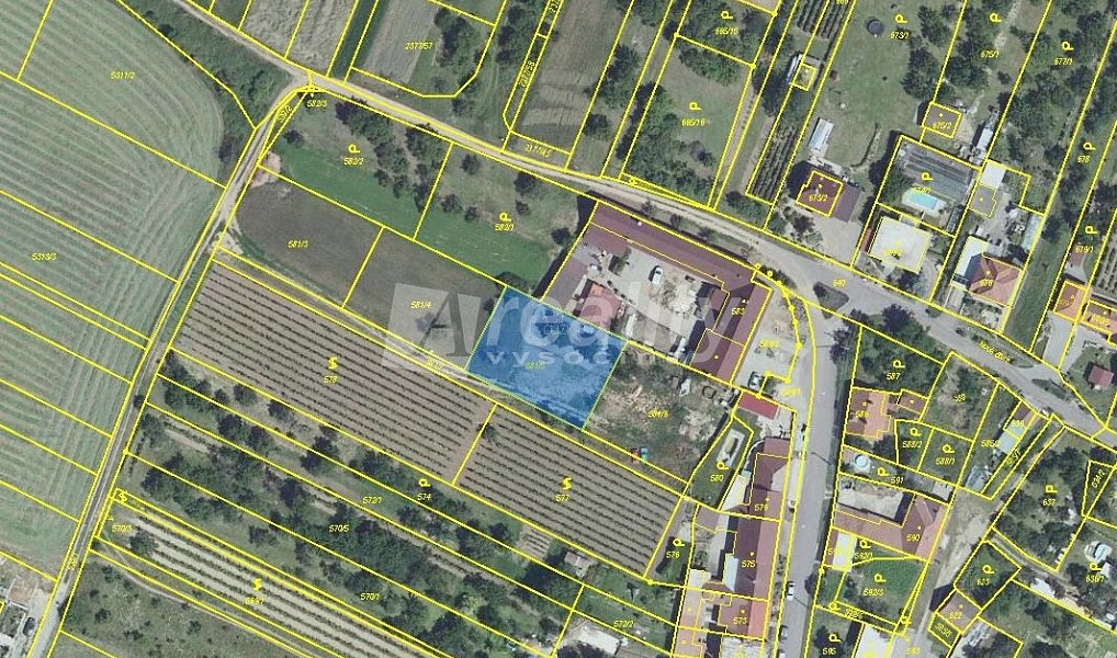 Prodej stavebního pozemku 934 m², Miroslav – náhled fotky 2