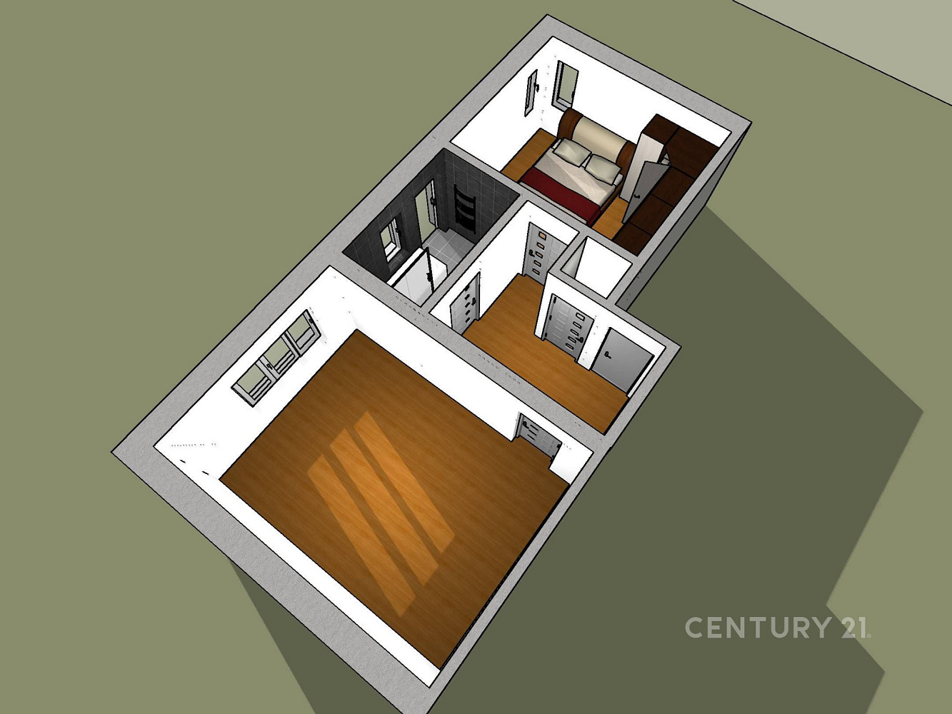 Pronájem bytu 2+kk 56 m² – fotografie 3
