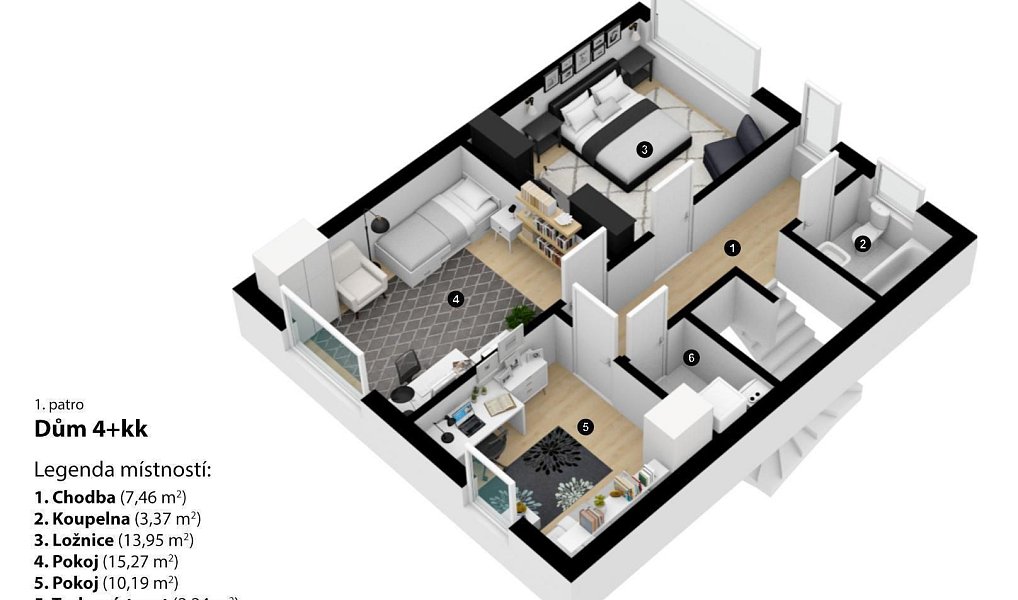 Pronájem domu 110 m² s pozemkem 196 m², Praha – náhled fotky 31
