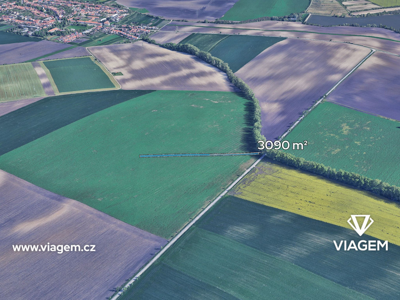 Prodej pole 1 030 m²