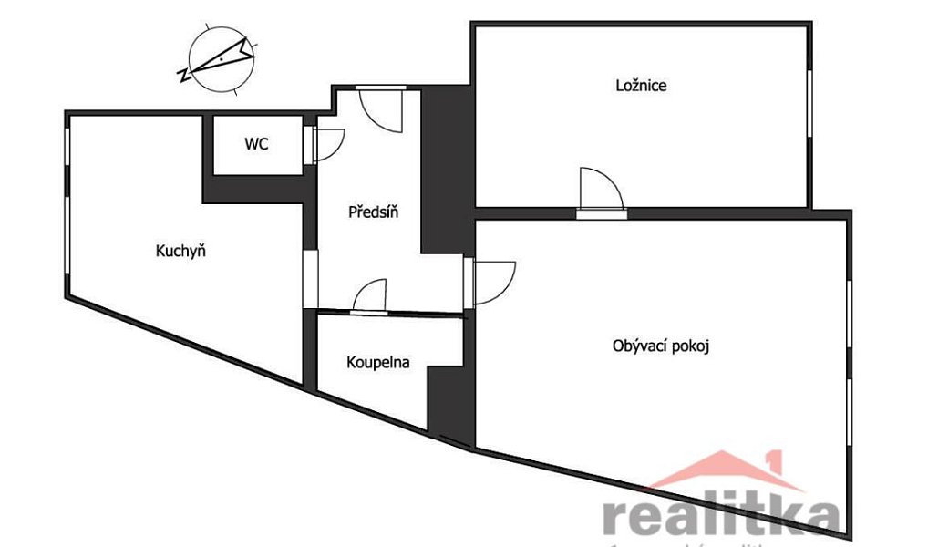 Pronájem bytu 2+1 60 m², Opava – náhled fotky 3