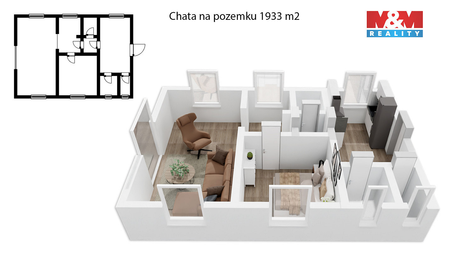 Prodej pozemku 1 933 m² – fotografie 2