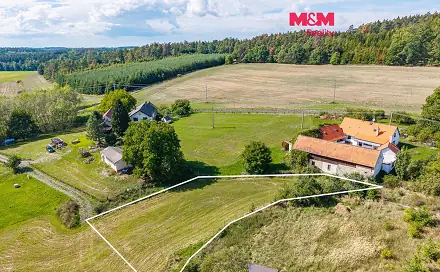 Prodej stavebního pozemku 1 256 m², Hrazany - Klisinec, okres Písek