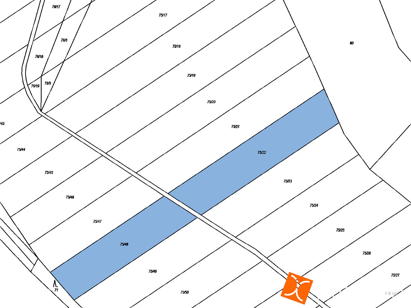 Prodej pole 56 m² – pohled 2