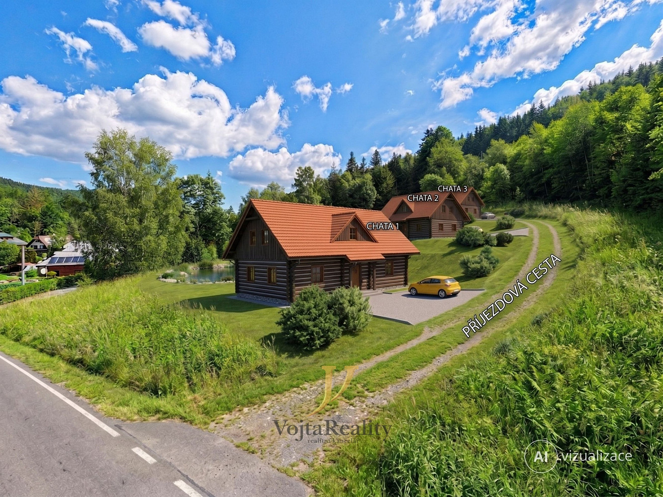 Prodej stavebního pozemku 3 999 m²
