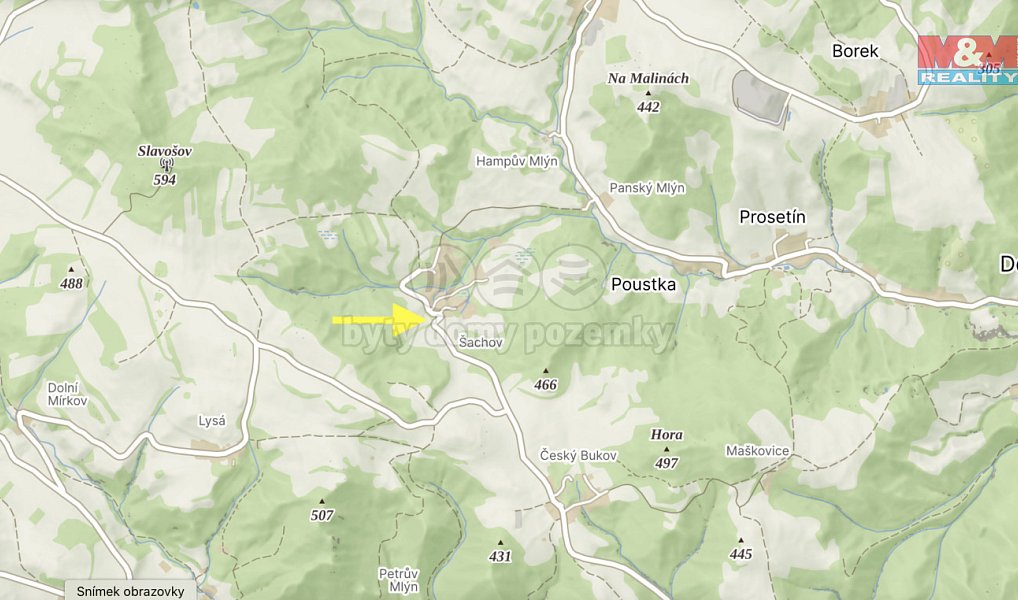 Prodej louky 1 726 m², Povrly – náhled fotky 10