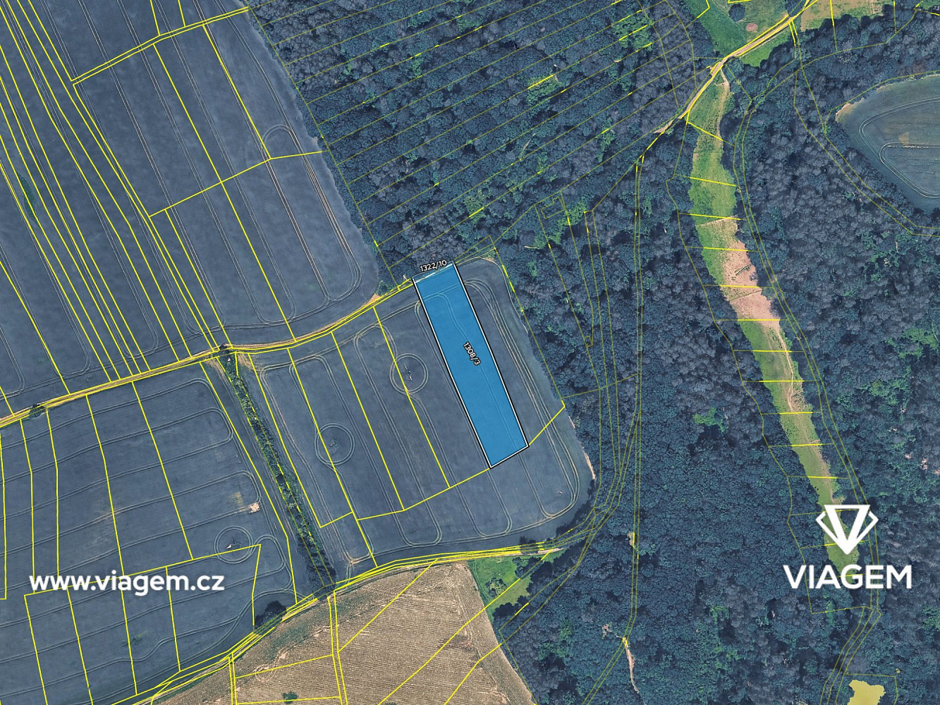 Prodej pole 1 205 m² – fotografie 4