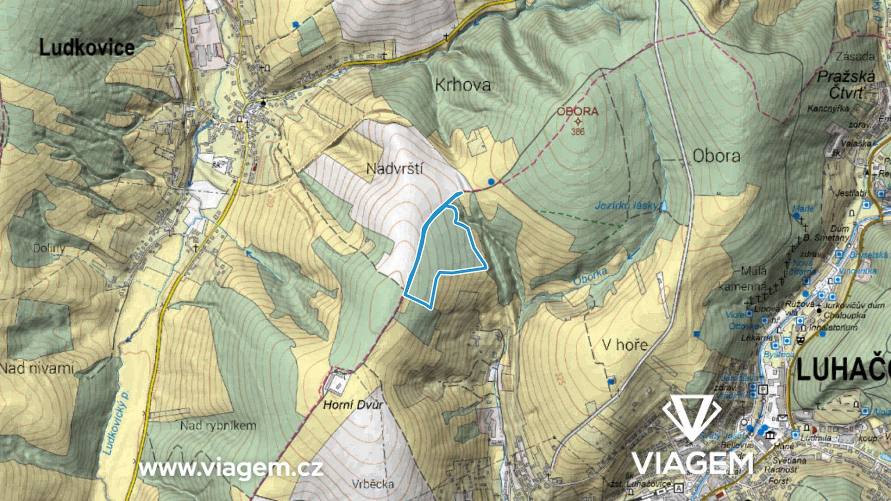 Prodej pole 9 888 m²