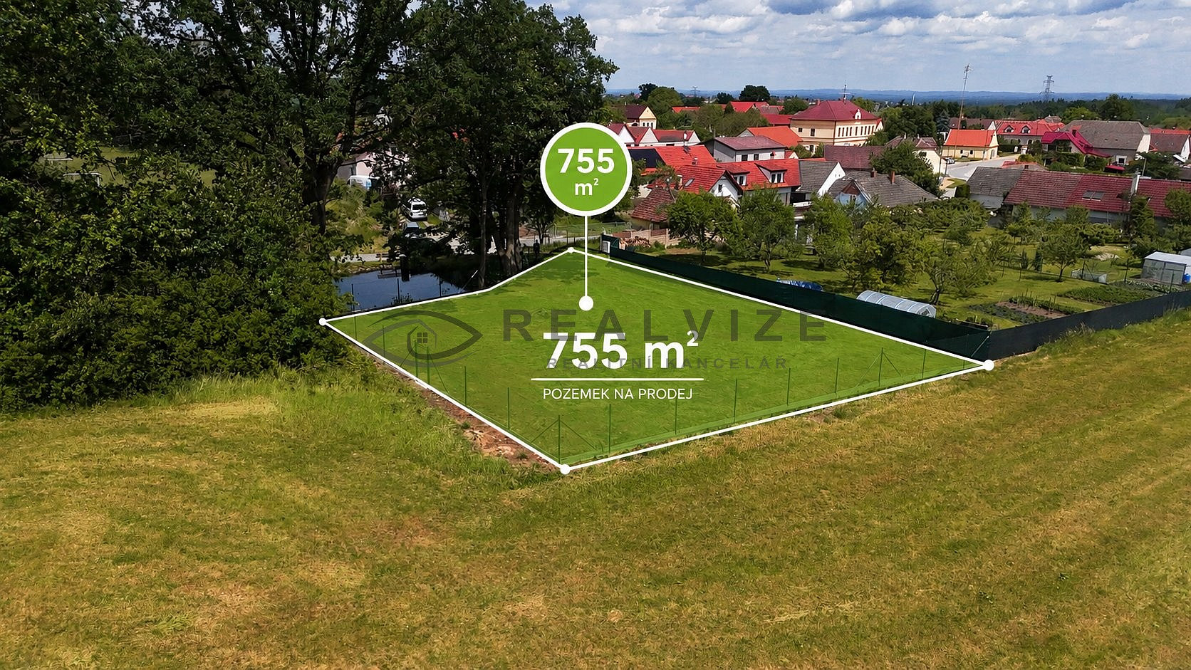 Prodej stavebního pozemku 755 m²