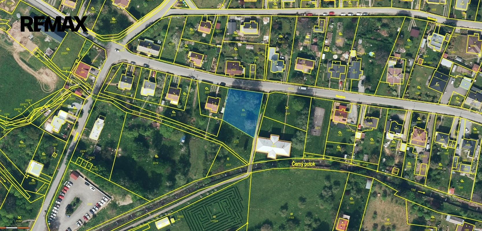 Prodej stavebního pozemku 1 027 m², Zlaté Hory