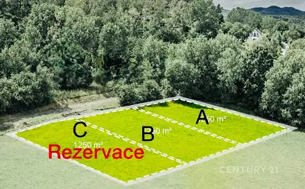 Prodej stavebního pozemku 1 250 m²