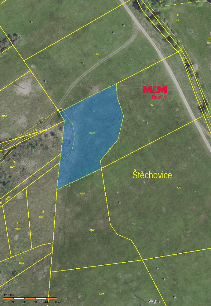Prodej louky 1 801 m²