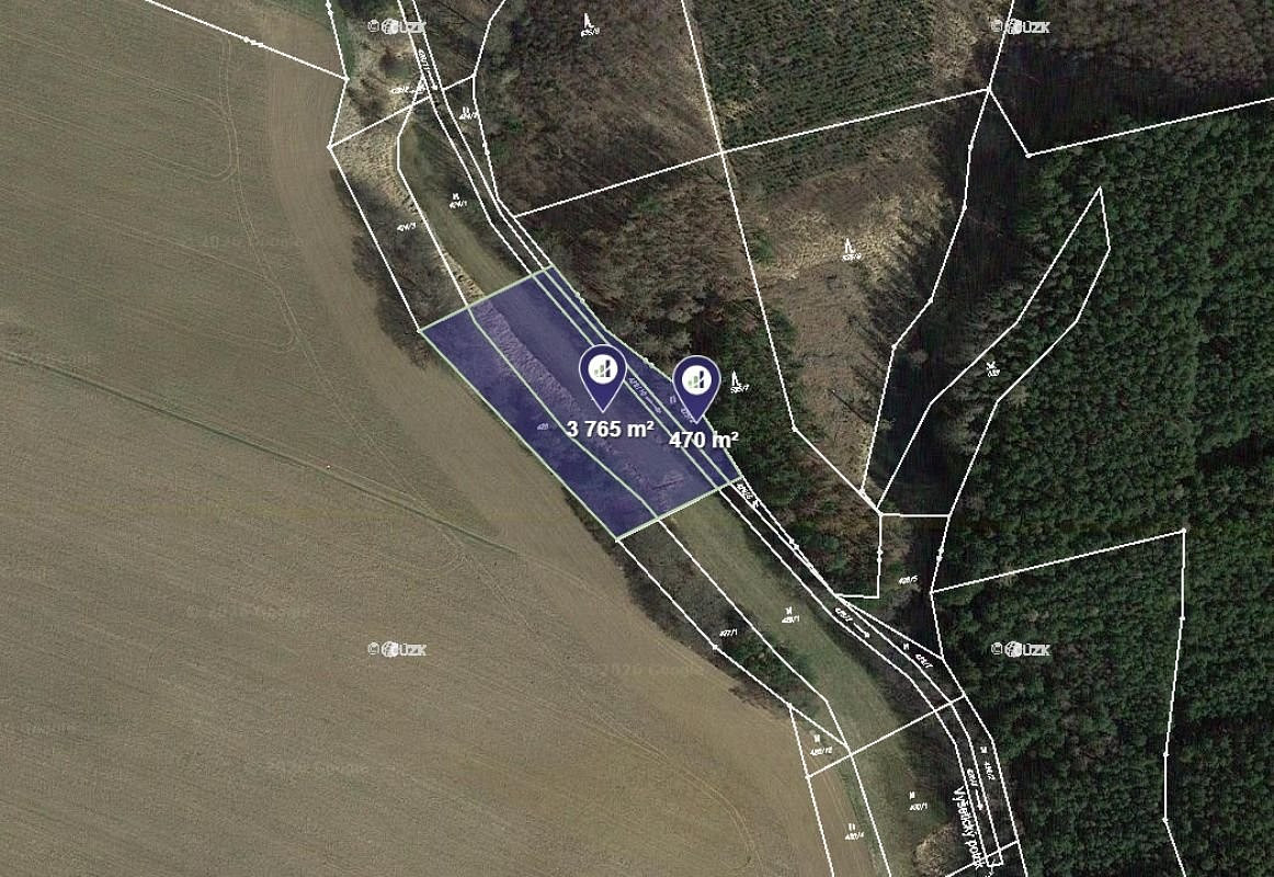 Prodej pole 6 571 m² – fotografie 2