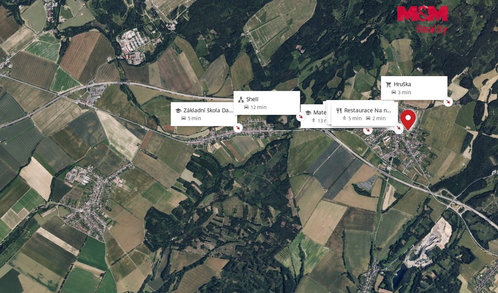 Prodej stavebního pozemku 1 241 m², Velký Újezd – náhled fotky 12