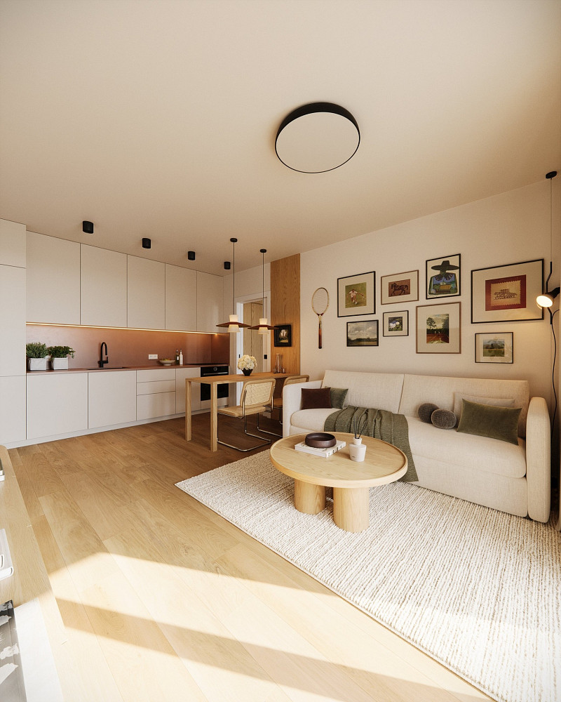 Prodej bytu 3+kk 44 m² – pohled 2