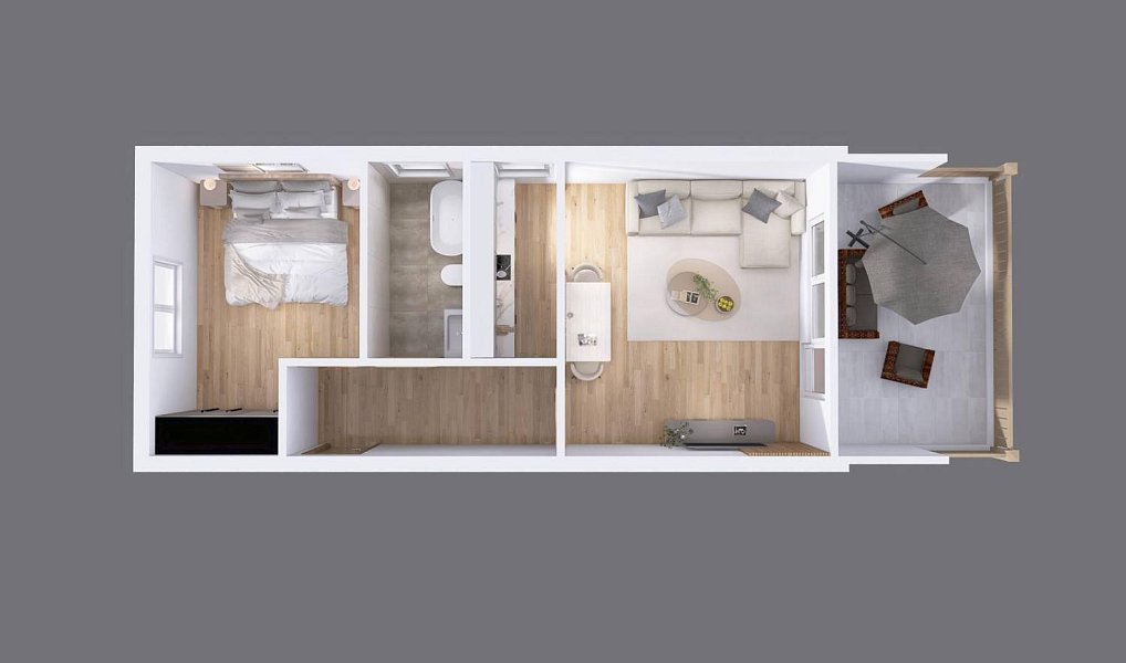 Prodej bytu 2+kk 45 m², Stožec – náhled fotky 16